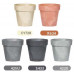 PROSPERPLAST CUBE BETON EFFECT Pot de fleurs, 14 cm, 1,2 L, terre cuite DCUB140E-R624