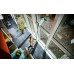 LEIFHEIT Dry&Clean Kit aspirateur a vitres avec manche (Click System) 51001