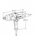 Makita TW1000 Clé a chocs 1000Nm, 1200 W