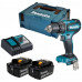 PROMO Makita DHP485RFJ perceuse-visseuse a percussion 2×3,0Ah/18V Makpac ENDOMMAGÉ