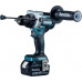 Makita DHP492RTJ Perceuse visseuse | percussion Li-ion LXT 18V, 2x 5,0 Ah, Makpac
