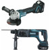 Makita DLX2153TJ1 Ensemble de 2 machines DGA504+DHR241 (18V/2x5,0Ah) 2x Makpac 3