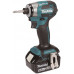 Makita DTD173RTJ Visseuse a Chocs 1/4" Li-ion LXT (18V/ 2x 5,0Ah), Makpac