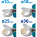 Makita DUP181Z Sécateur, ø 30mm, Li-ion LXT 18V, sans batterie Z