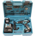 Makita HP333DSAX1 Perceuse-visseuse a percussion sans fil (2x2,0Ah/12V), Coffret