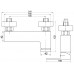 NOVASERVIS NOBLESS EDGE Robinetterie de douche, 150mm, chrome 36061/1,0