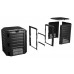 Prosperplast MODULE COMPOGREEN Composteur segmenté triple 1200l, noir IKSM1200C