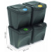 Prosperplast SORTIBOX Conteneurs Mixtes Tri sélectif avec 4x25L compartiments IKWB25S4