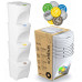 Prosperplast SORTIBOX Conteneurs Mixtes Tri sélectif avec 4x25L compartiments IKWB25S4