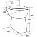 SANIBROYEUR SFA Cuvette broyeur SANICOMPACT 43 WC 800W