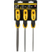 Stanley 0-22-445 Jeu de limes bâtardes 150mm, 3 pieces