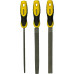 Stanley 0-22-477 Jeu de limes 200mm, 3 pieces