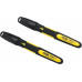 Stanley 0-47-312 FatMax Marqueur noir permanent, pointe fine, 2pcs