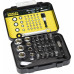 Stanley 1-13-907 Jeu de embouts 1/4" avec clé a cliquet Expert, 40 pieces