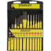Stanley 4-18-299 Pointeaux, burins et chasse-goupilles, jeu de 12 pieces