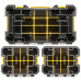 Stanley FMST61150-1 FatMax Pro-Stack Lot de 3 organiseurs (2/3 + 2x1/3) Stanley FMST61150-1 FatMax Pro-Stack Lot de 3 organiseurs (2/3 + 2x1/3)