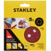 Stanley STA32177-XJ Disque abrasif 125mm, P40, 5 pieces