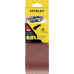 Stanley STA33096-XJ Bandes abrasives 75x457mm, P60, lot de 3 Stanley STA33096-XJ Bandes abrasives 75x457mm, P60, lot de 3