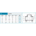 FERRO Raccord en T MMM 5/4", laiton T05ZW