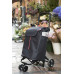 Gimi Twin chariot de courses noir 169324