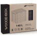 Prosperplast WOODEBOX Boîte de rangement de jardin multifonctionnelle 140l MBWL140